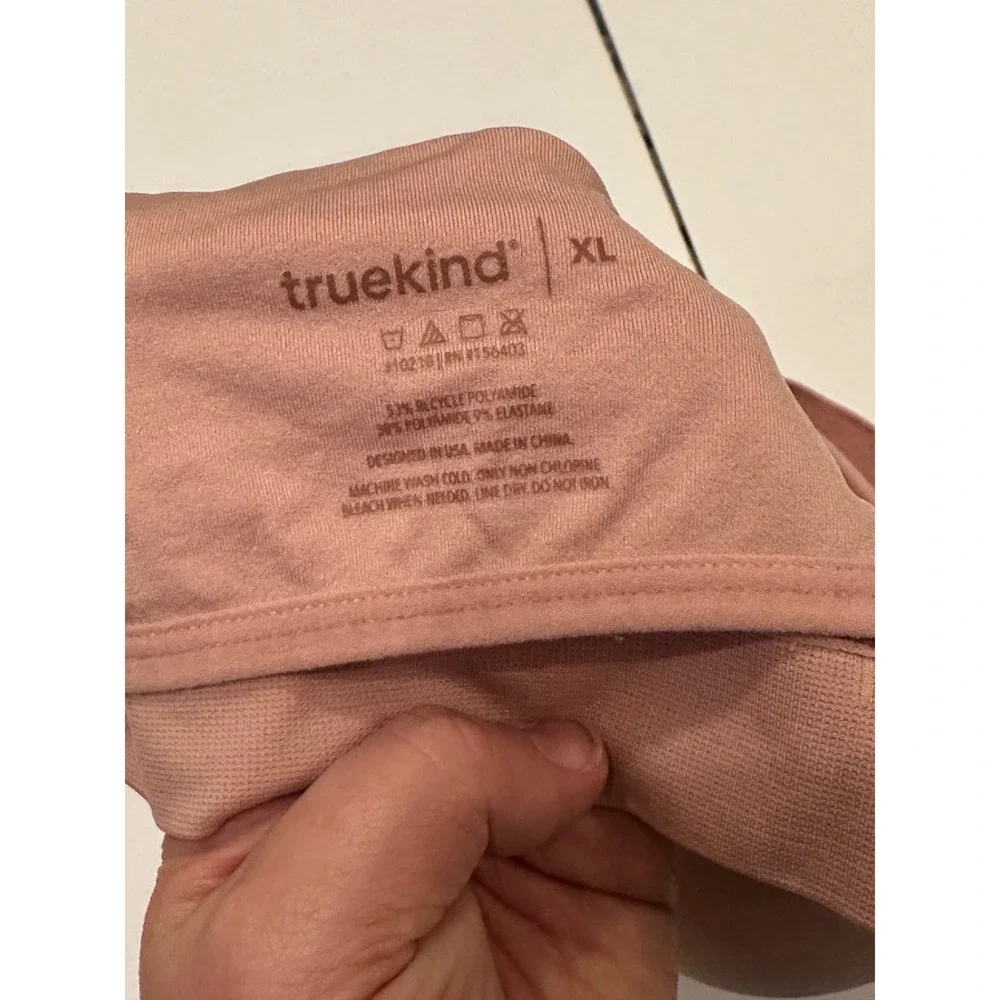 Truekind‎ XL Seamless Wireless Comfort Bra Nude Full Coverage Support - Picture 4 of 4